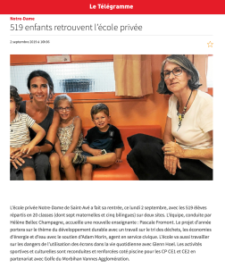 519 enfants rentrouvent l'école privée