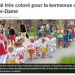 rès coloré pour la kermesse de Notre-Dame
