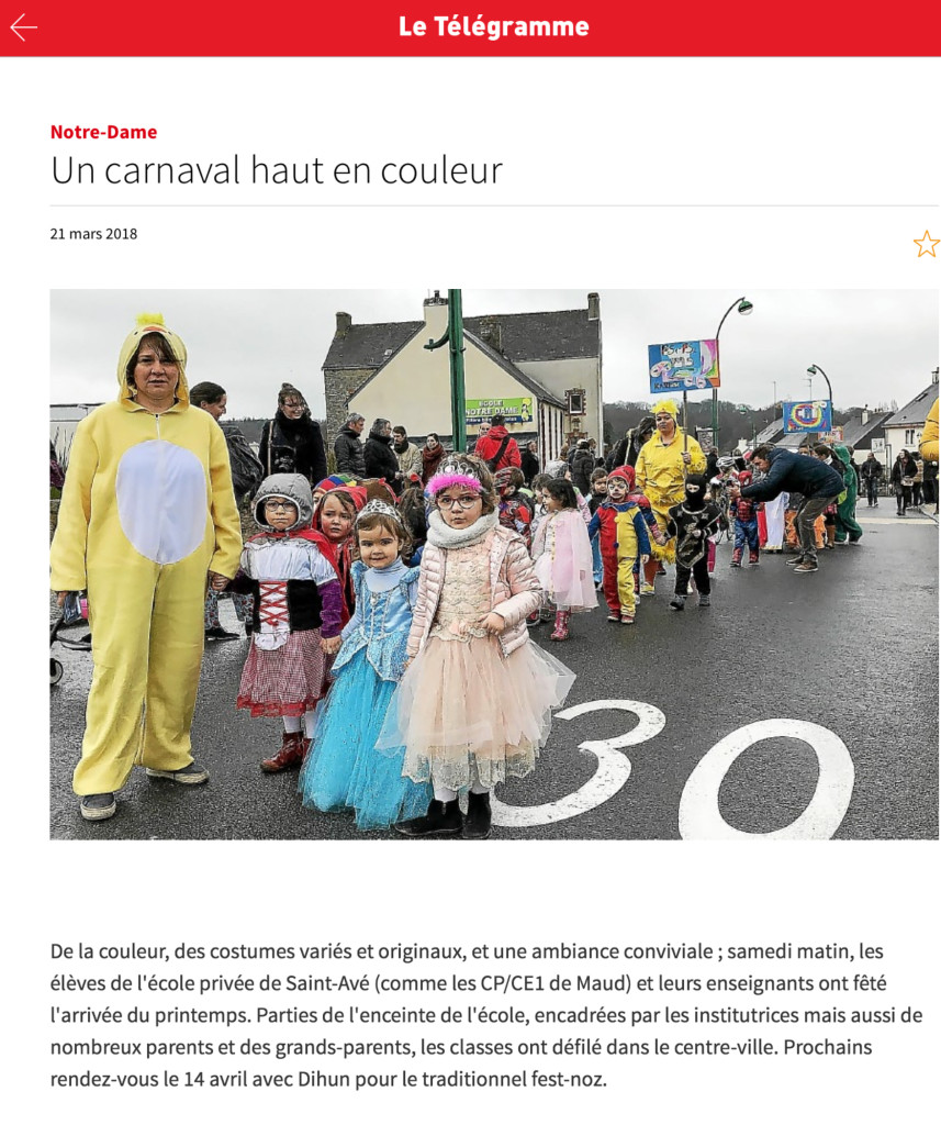 Un carnaval haut en couleur
