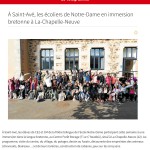 Les écoliers de Notre-Dame en immersion bretonne à Notre-Dame